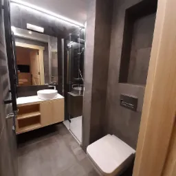 Wykończenie łazienki od A do Z Również biały montaż