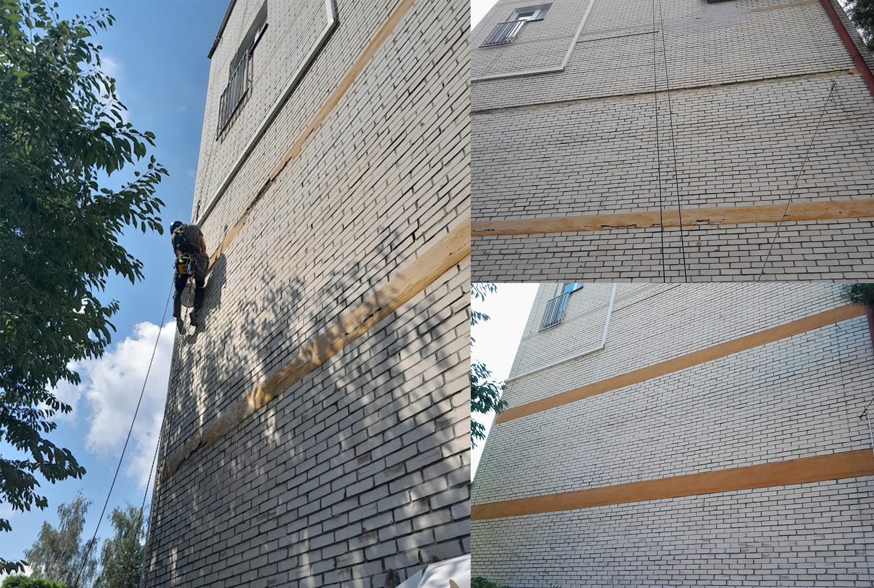 Naprawa elementów elewacji