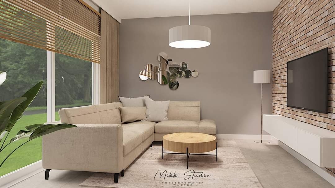 PRZESTRZEŃ PRYWATNA - dom jednorodzinny w Łaziskach Górnych powierzchnia projektowa 110 m2