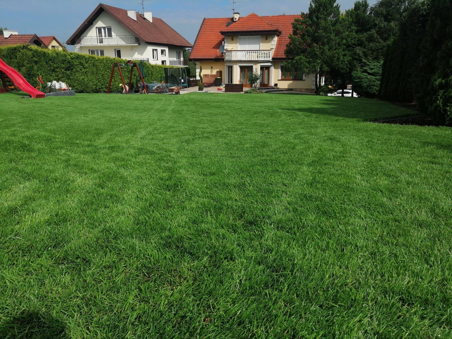 Regularna pielęgnacja trawników