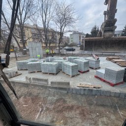 Układanie kostki brukowej Łagów 3