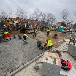 Układanie kostki brukowej Łagów 4