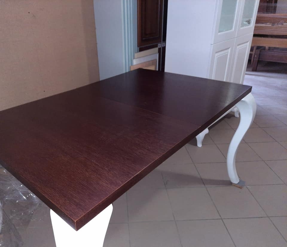 Stół dębowy z nogami Ludwik