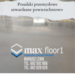 MAX-FLOOR 1 - posadzki przemysłowe Mariusz Lenik - Wykwalifikowany Posadzkarz w Chrzanowie
