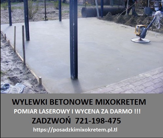 Posadzki na gruncie Wylewki z mixokreta Wylewki maszynowe