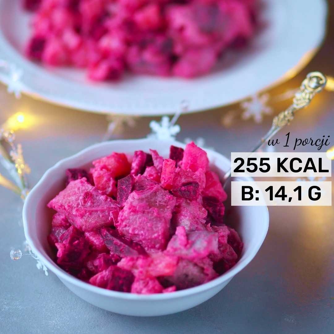 Przykładowa potrawa - świąteczna sałatka ze śledziami