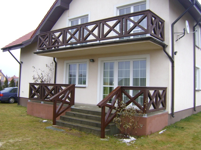 balustrady drewniane