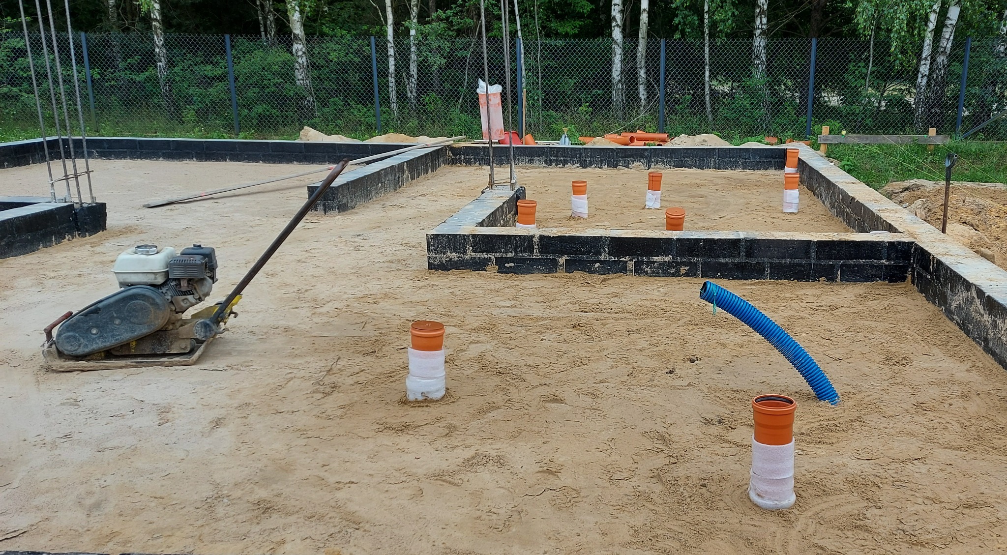 poziomy kanalizacyjne w domku jednorodzinnym.