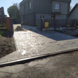 INSTAL-BRUK Sebastian Raba - Realizacja podjazdu w Rudzie Śląskiej 2024r.