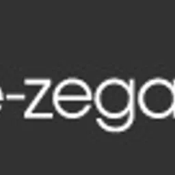 Logo firmy e-zegarki.pl z pomarańczowym symbolem kompasu po lewej stronie, na ciemnoszarym tle.