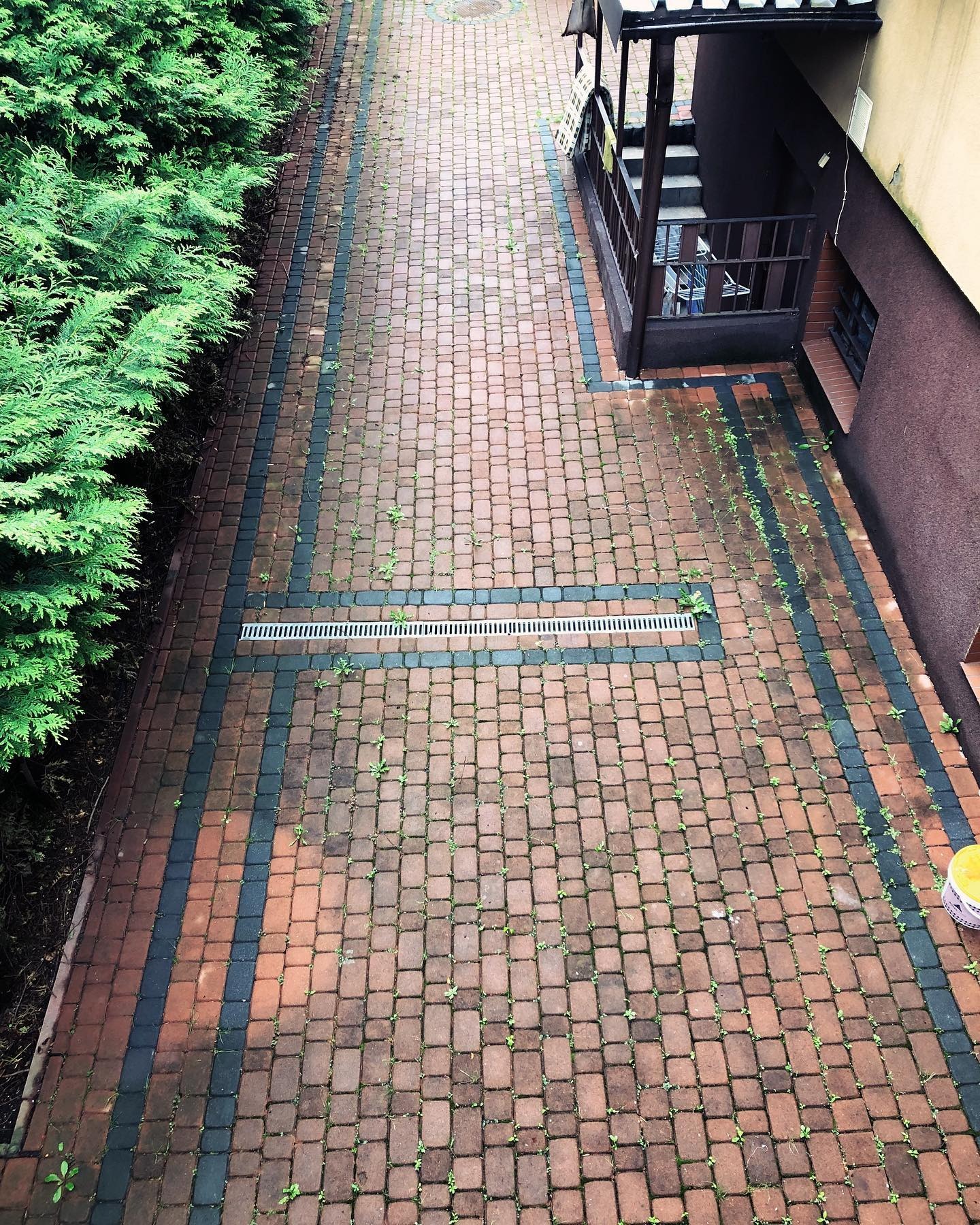 czyszczenie kostki brukowej