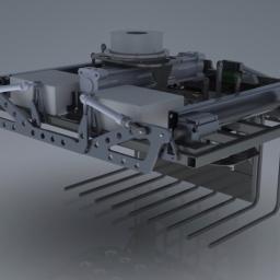 Chwytak do transportu worków oraz palet