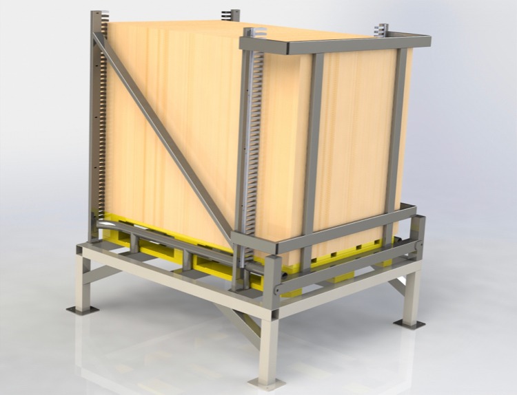 Stojak na przekładki palet