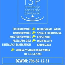 ISP Projektowanie, nadzór, przeglądy, udrażnianie instalacji sanitarnych WUKO, inspekcja TV - Dobry Gazownik Świdnica