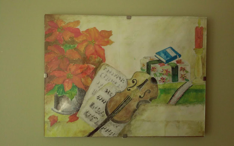 Martwa natura ze skrzypcami