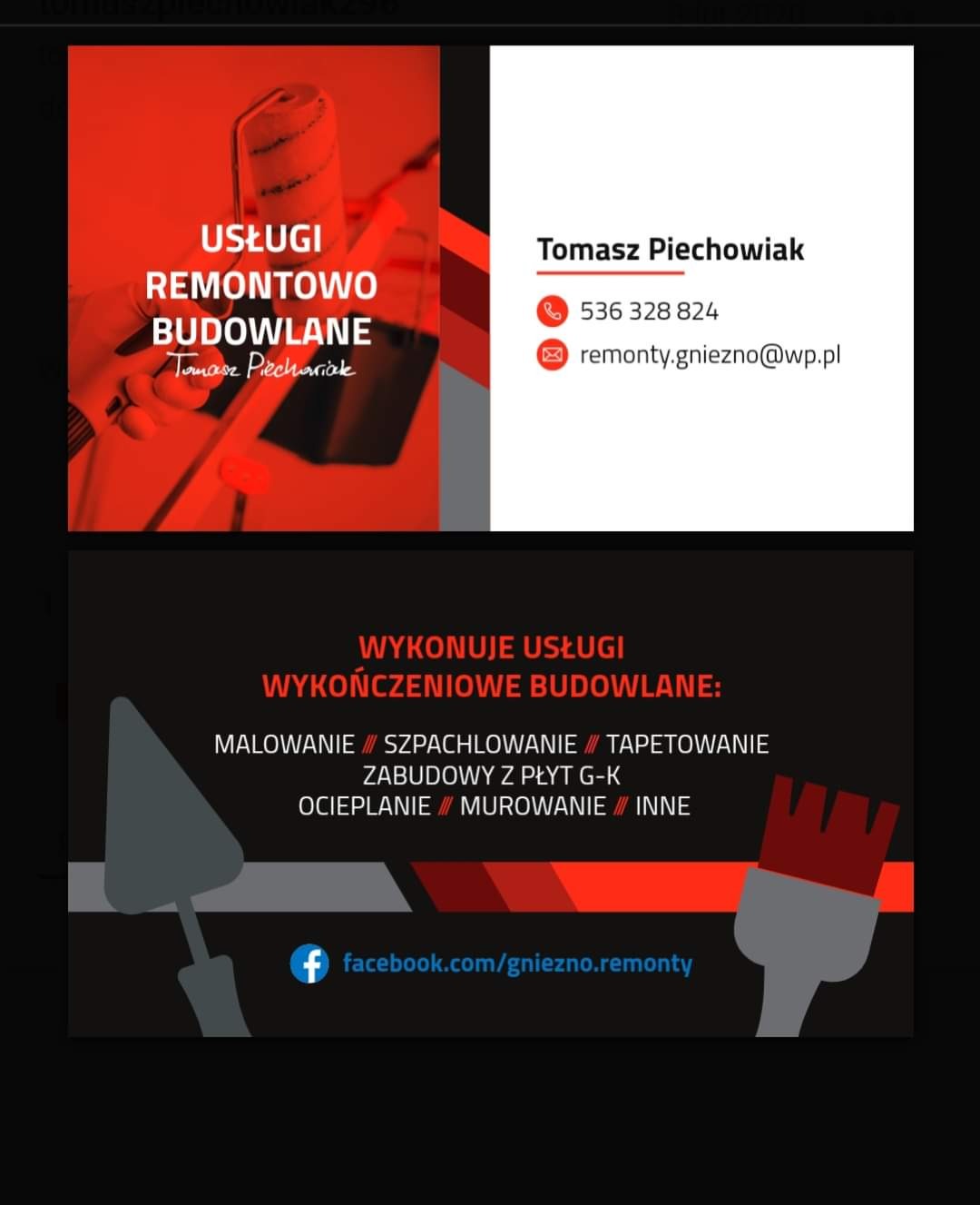Wykonujemy pracę Remontowo-budowlane od demolki pod ostatni wałek inaczej od A-Z zapraszamy do współpracy.