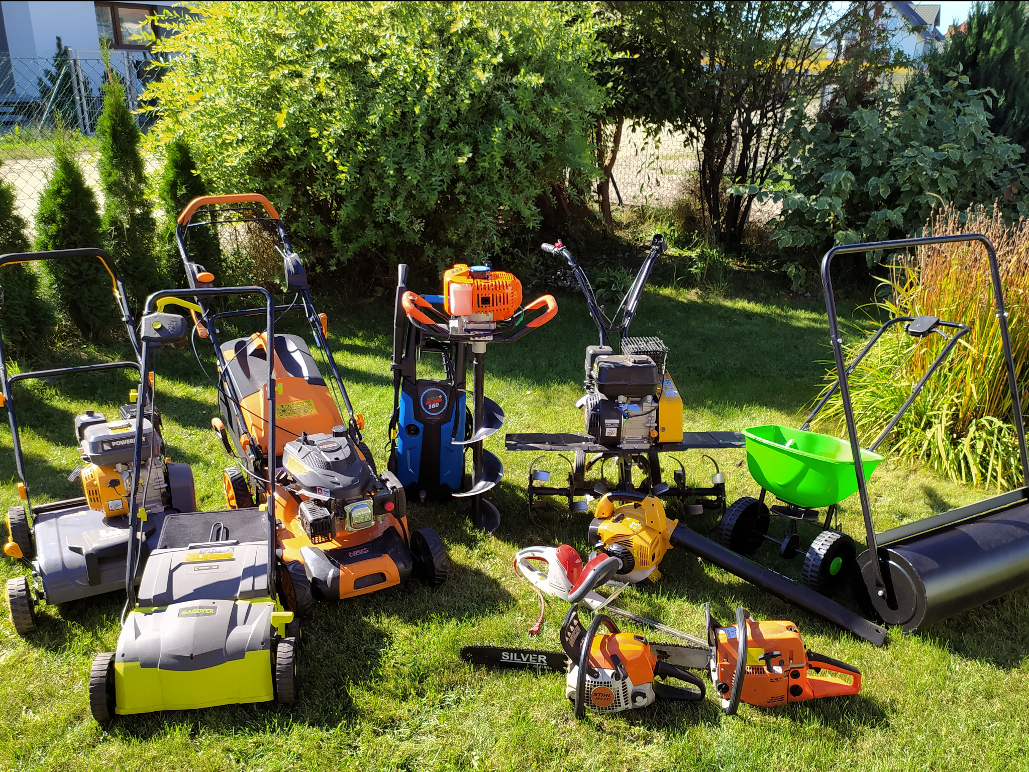 Część sprzętu z naszej oferty wynajmu.