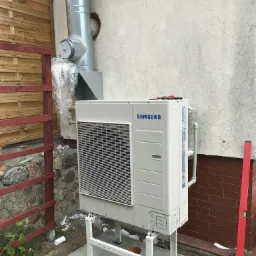 Samsung 8kW monoblok - zdjęcie z dnia montażu.