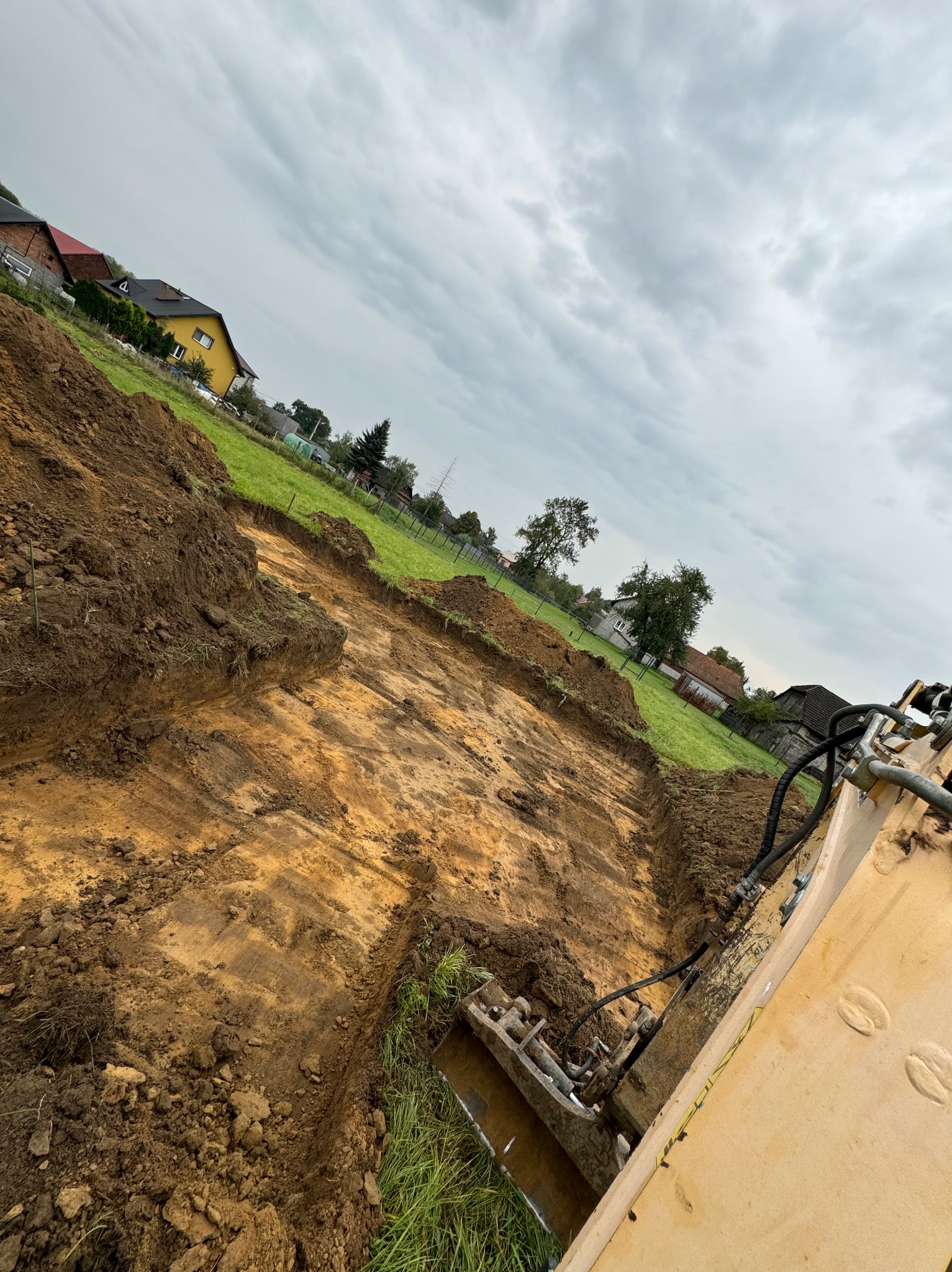 Korygowanie pod drogę dojazdową do domu