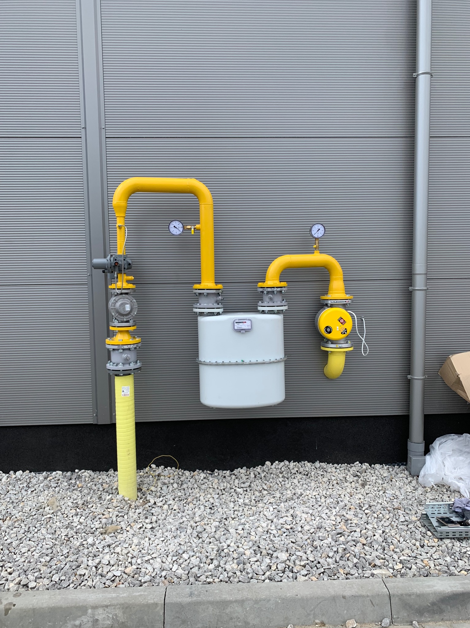 Wykonanie instalacji gazowej na hali w Skawinie