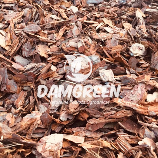 Sprzedaż Kora Sosnowa 80L Frakcja mieszana : 0-150mm (drobna,średnia,gruba)