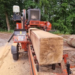 Tartak mobilny trak objazdowy - Drewno Konstrukcyjne Wałcz