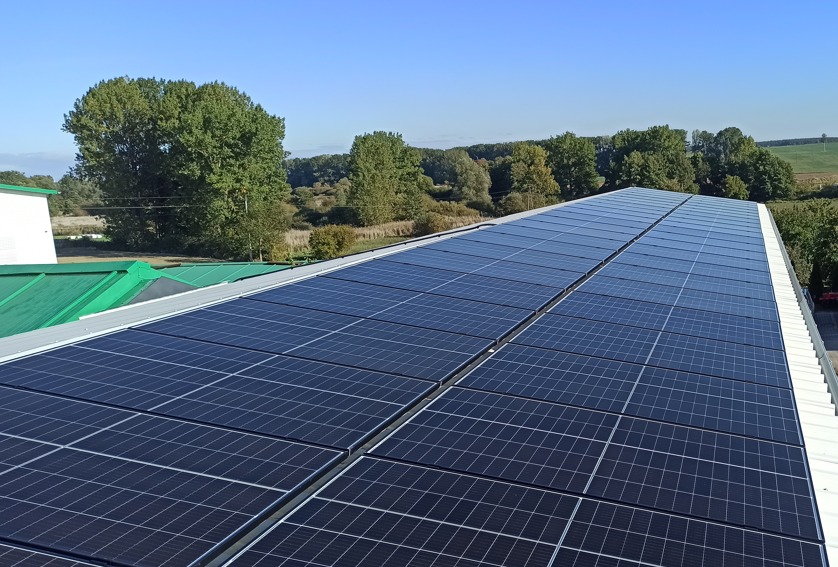 Instalacja o mocy zainstalowanej 20 kwp. Roczna produkcja 20320 kwh :)