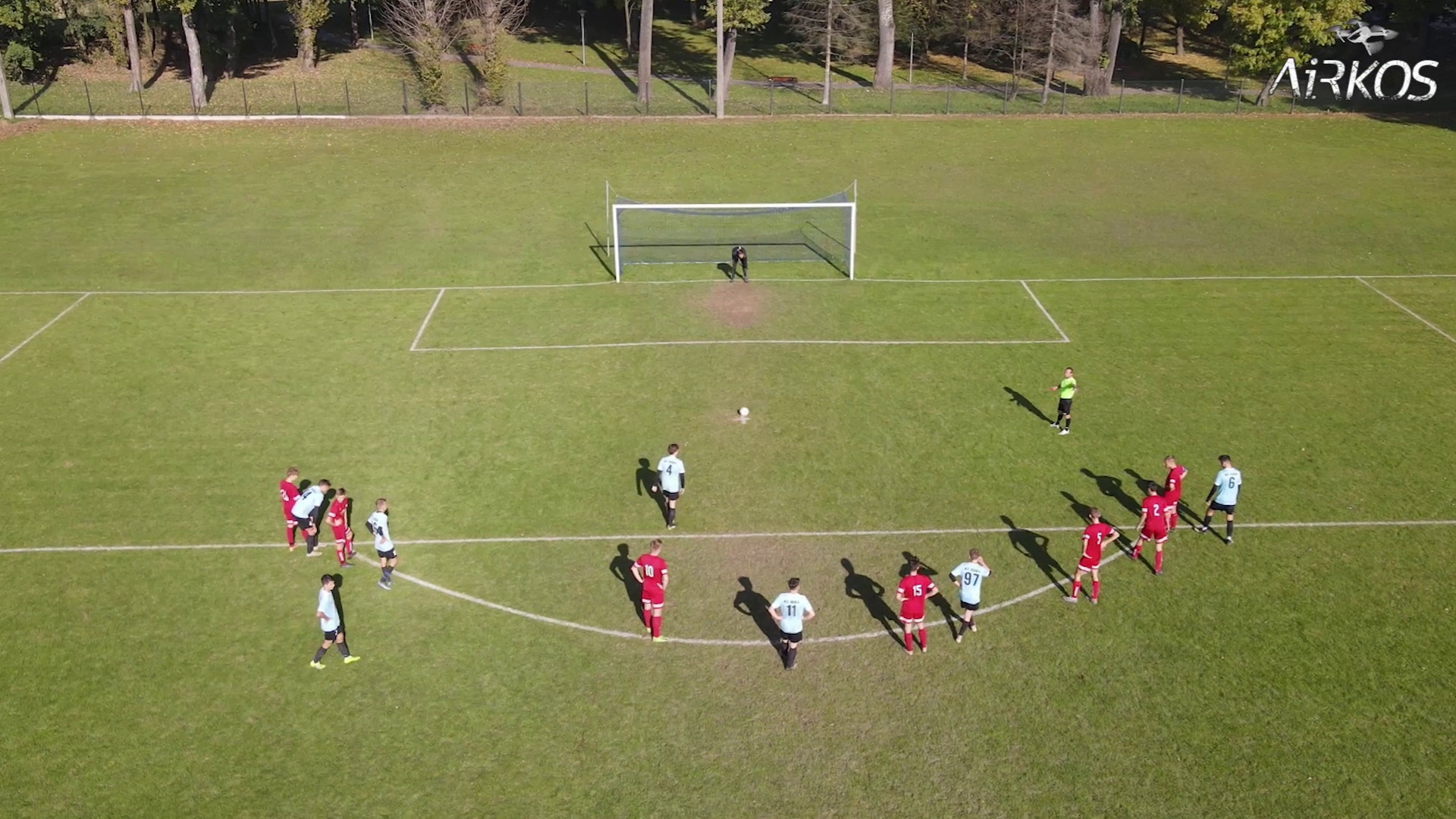 Fragment relacji video z meczu Raby Dobczyce