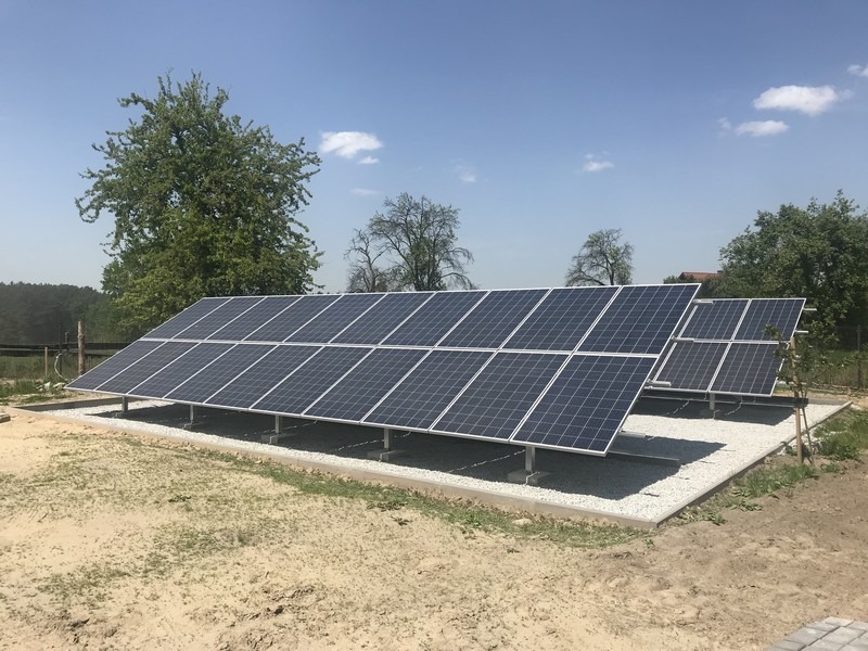 Instalacja wolnostojąca o mocy generatora 14 kW