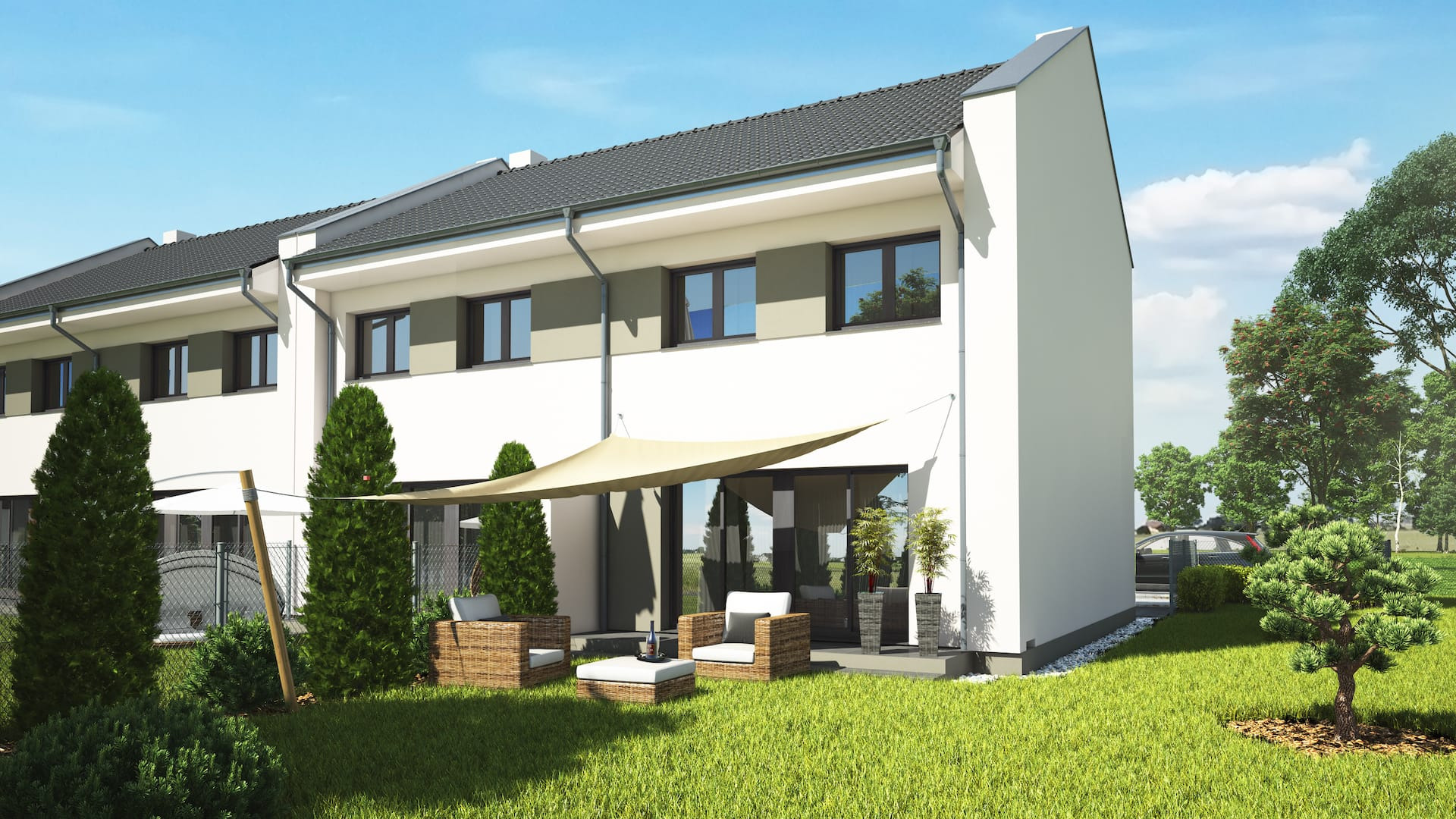 Domy i nowe mieszkania Glinno osiedle Klonowe.