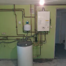 Kocioł jednofunkcyjny z zasobnikiem