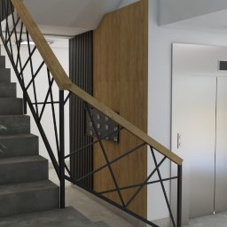 Projekt klatki schodowej w bloku