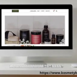 Strona dla sklepu z kosmetykami naturalnymi