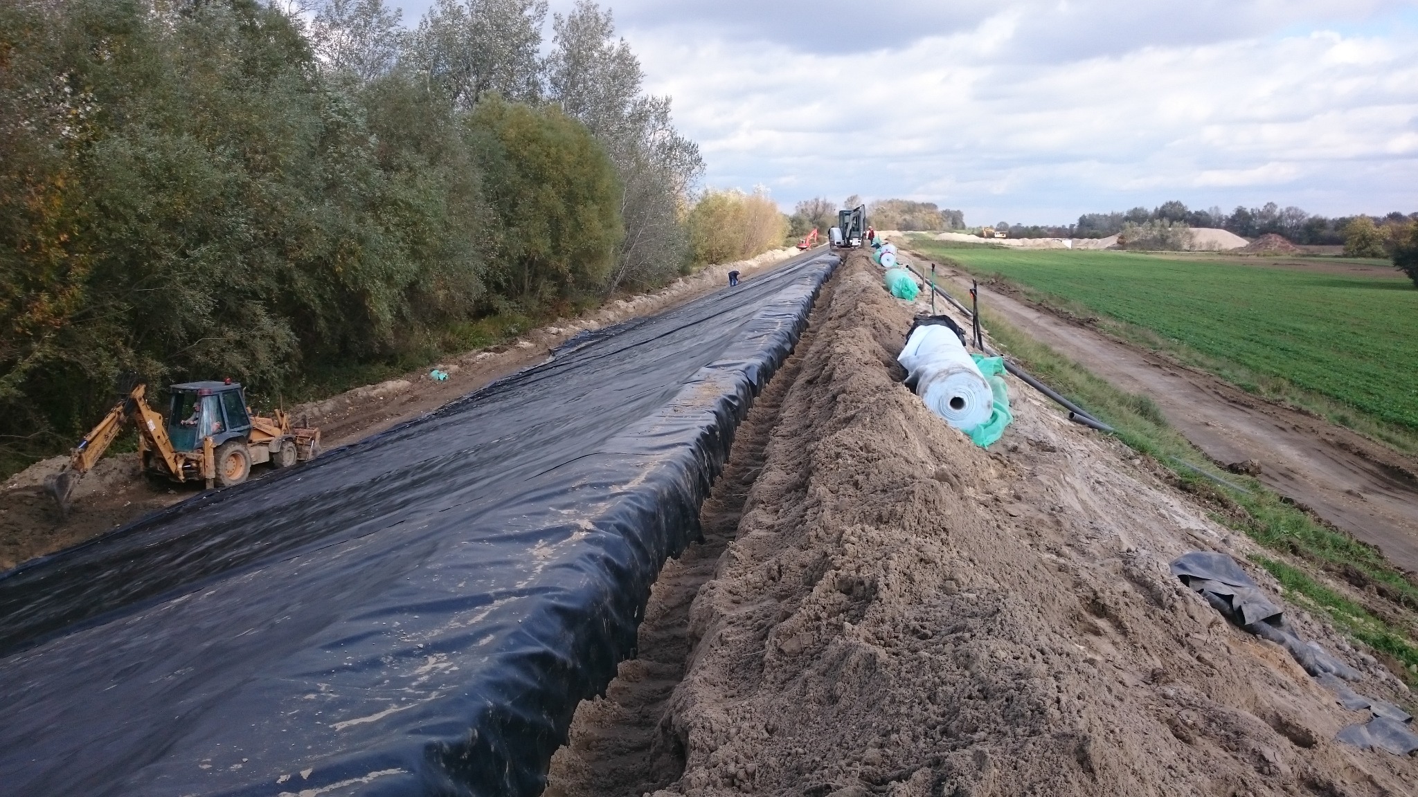 Geodezyjna Obsługa Inwestycji - Wały Wiślane w Tarnobrzegu