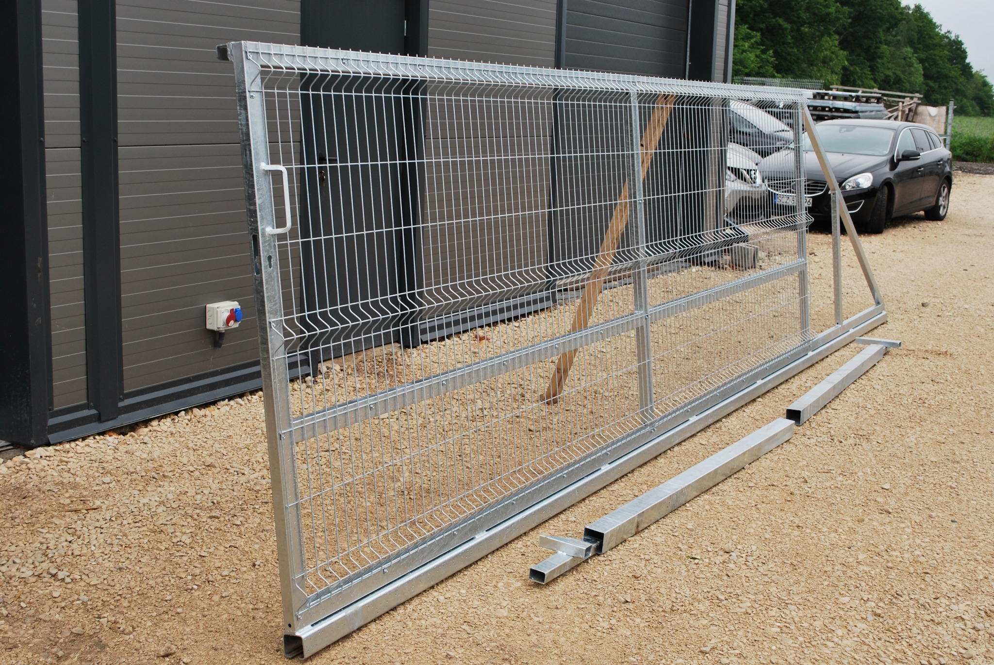 Brama 500x163cm , 3D FI4mm , Ocynk