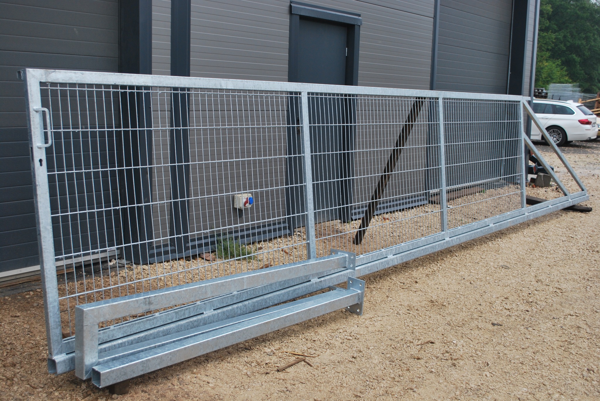 Brama 600x163cm , 2D 6/5/6mm , Ocynk