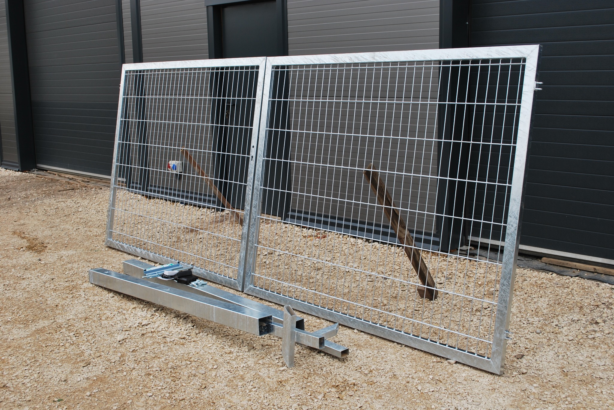 Brama 400x163cm, 2D 6/5/6mm , ocynk