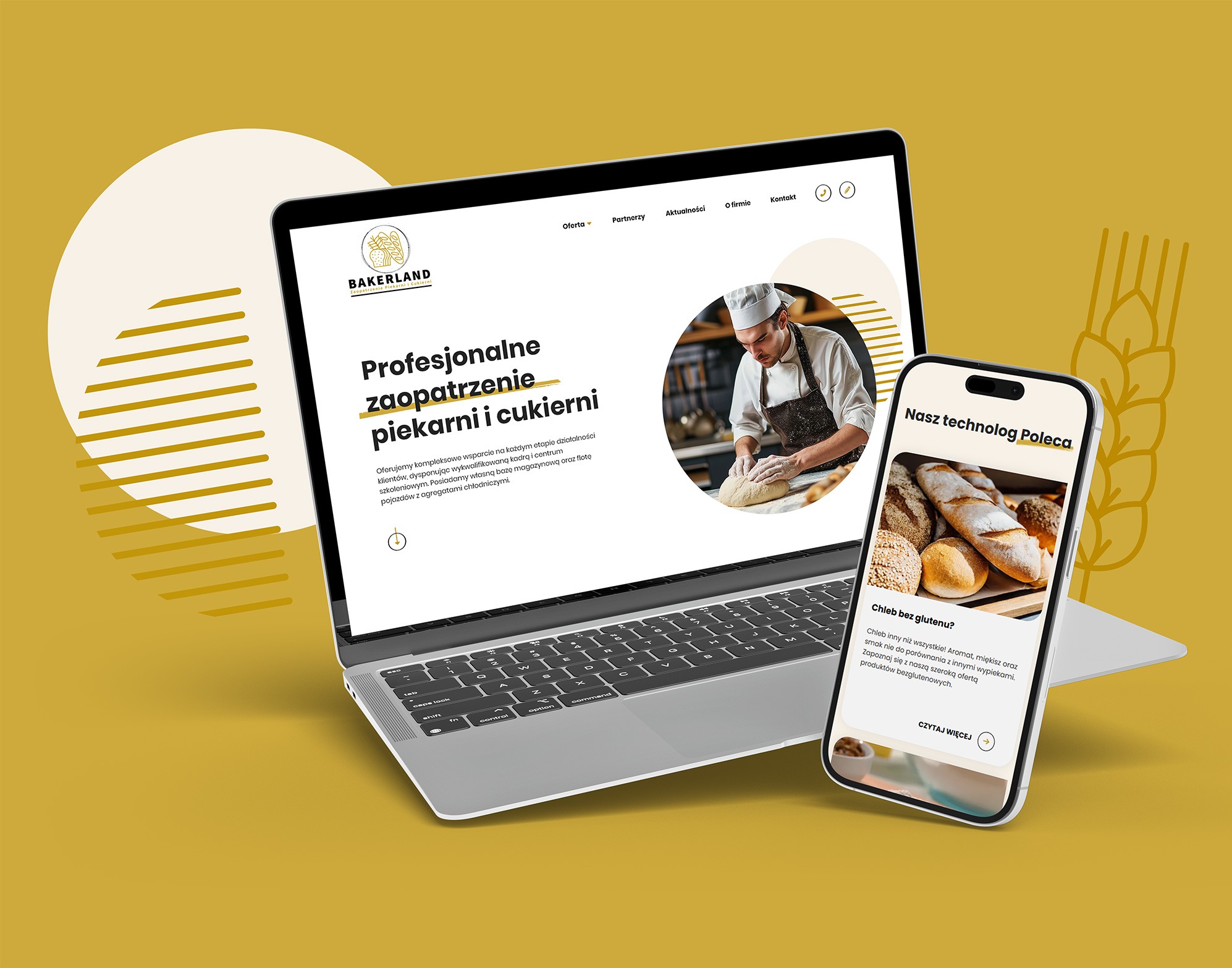 Strona internetowa dla dostawcy artykułów spożywczych Nowy Sącz