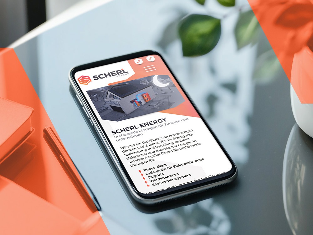 Strona internetowa dla dostawcy rozwiązań fotowoltaicznych Austria