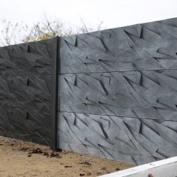 MAT-BUD nowoczesne ogrodzenia betonowe - Płyty Ogrodzeniowe Betonowe Brody