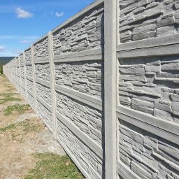 MAT-BUD nowoczesne ogrodzenia betonowe - Znakomite Panele Ogrodzeniowe Ocynkowane Starachowice