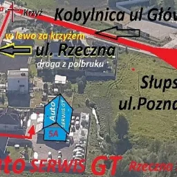 Auto Serwis GT - widok dojazdu