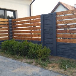 Ogrodzenia Drewniane Panelowe - Płoty Lamelowe Lidzbark Warmiński
