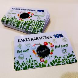 Plastikowe karty rabatowe z pełnokolorowym nadrukiem dla restauracji LaGrande w Pszczynie.

www.artisco.pl