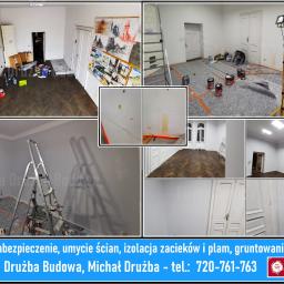 Malowanie trudnych pomieszczeń : profesjonalne zabezpieczenie, mycie ścian, izolacja plam i zacieków, nakładanie farby podkładowej, malowanie .