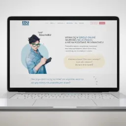 Strona internetowa dla kursów języka angielskiego