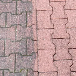 Mycie ciśnieniowe bruku i kamienia