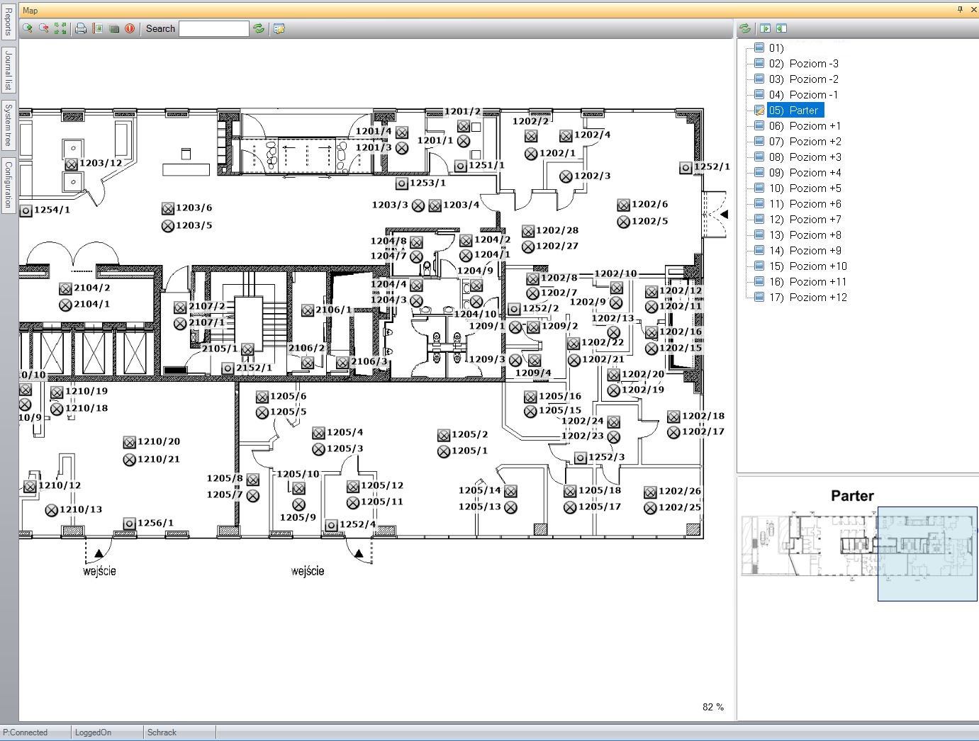Wizualizacja Secolog