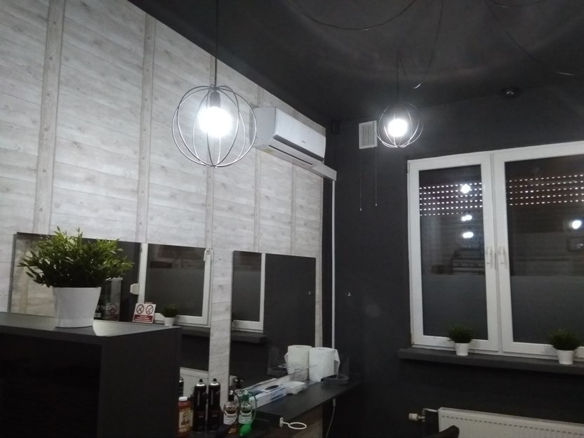 Montaż klimatyzacji w salonie fryzjerskim - Wierzbica