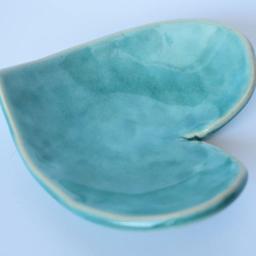 Ceramiczny talerzyk serduszko
